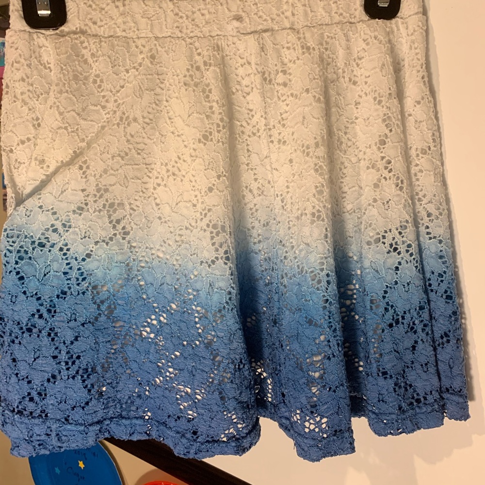 Blue ombré skirt